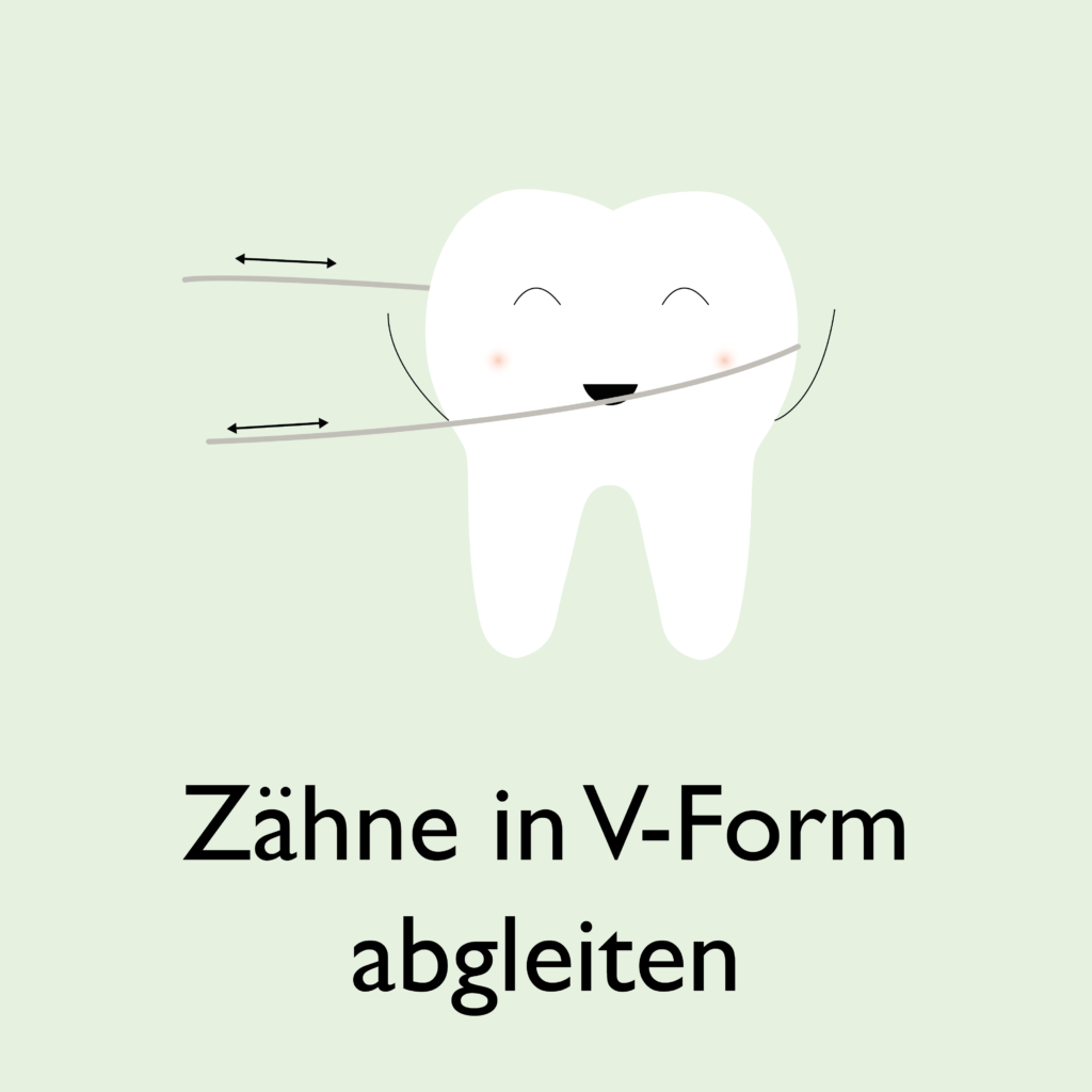 Zahnside richtig verwenden